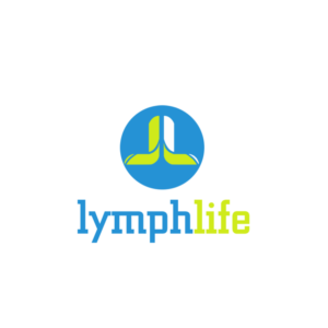 lymph life blue and green colored logo