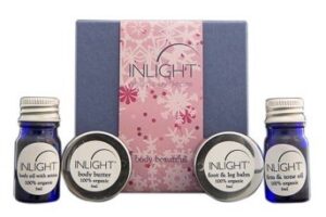 Inlight Skincare Body Beautiful Kit Box and Products